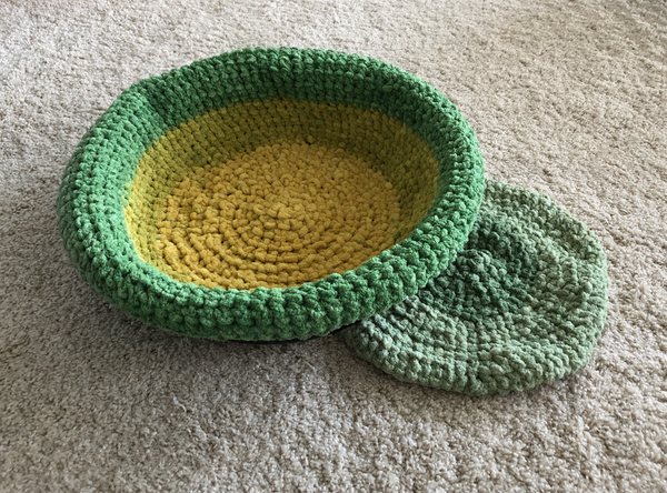 Spring Green Ombre cat bed
